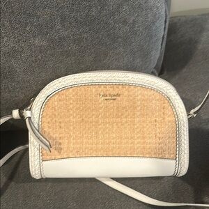 Kate Spade Reiley Straw Dome Crossbody Bag